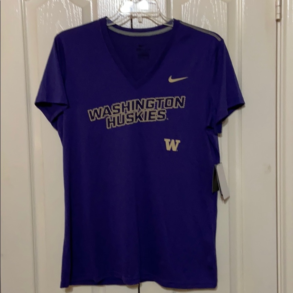 Nike Dri Fit Washington Huskies Women’s Top XL NEW